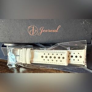 Tan Jerrell Leather Quick Release Watch Strap. NEw in Box